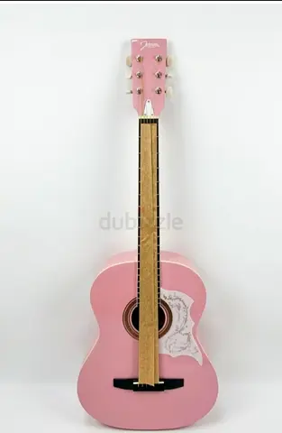 Acoustic guitar 39 inch Pink