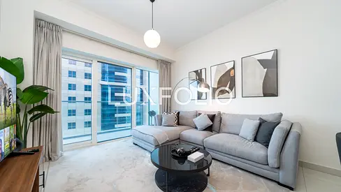 COMFY HIGH FLOOR MARINA VIEWS 1BR AVAILABLE NOW