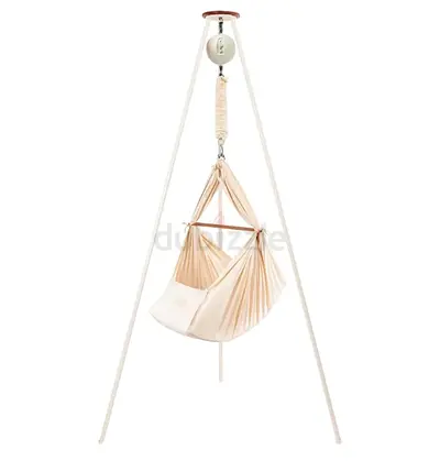 Moonboon Baby Automatic Swing with Stand — Comfortable Cotton Infant Swing