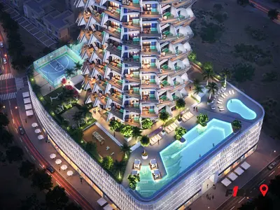 شقة غرفة نوم واحدة جديدة مع جاكوزي خاص | سعر مناسب | جاهزة خلال شهر | موقع مميز في قرية جميرا الدائرية