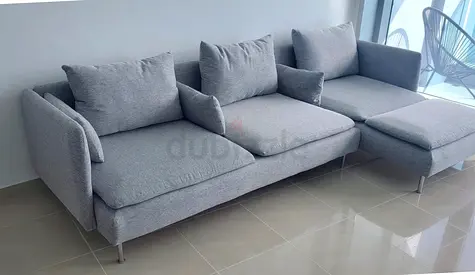 IKEA Soderhamn L Shape Sofa Gray Good condition