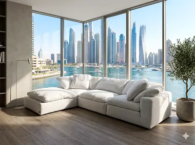 Marina home Luscious feather feather 🪶 filled modular sofa