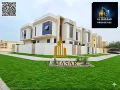 Luxury villa for sale in Rawda 1 – Corner of two streets – Modern design and high-end finishing.