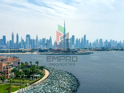 شقة بغرفة نوم واحدة على الواجهة البحرية | إطلالات على البحر والأفق | الوصول إلى الشرفة