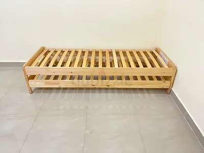 Pine Stackable Single Bed Frame (80x200 cm) - UTÅKER