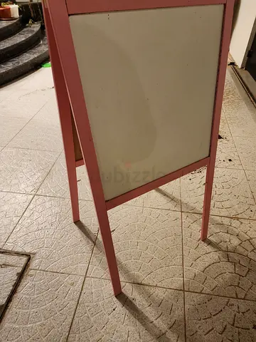 Pink children easel