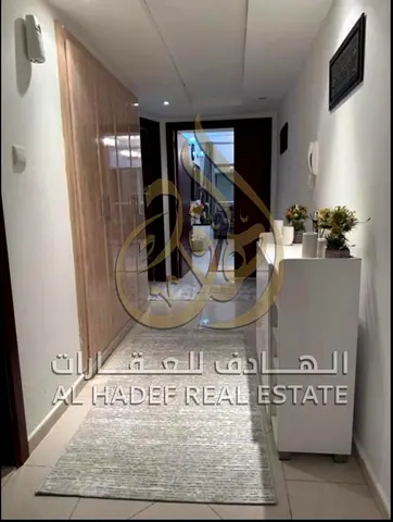 2 bedroom apartment with store in a brand new tower in Al Mamzar Sharjah fully furnished as a gift with gym pool and event hall prime location with fl