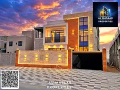 Special cash price | Own a luxury villa in Al Helio 2, Ajman | 4 master bedrooms with a luxurious po