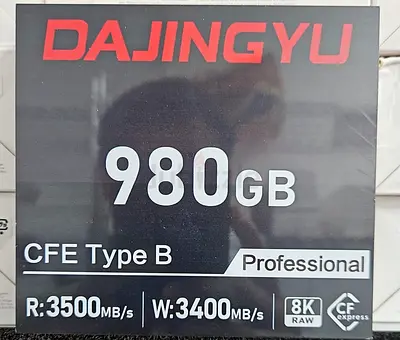 DAJINGYU MEMORY CARD CFE TYPE B SD SPEED 3500MB/S (CFE-B-F980) 980GB