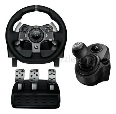 Logitech Driving Force Racing Wheel + Pedals + Shifter (Xbox/PC compatible)