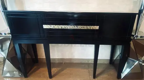 Elegant Black Wooden Buffet / Sideboard – Custom Made