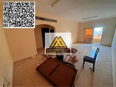 A spacious 3-bedroom apartment for annual rent in Al Nuaimiya 1 – Ajman, located directly opposite