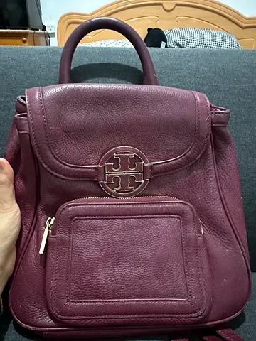 Tory Burch Burgundy Medium Back Pack