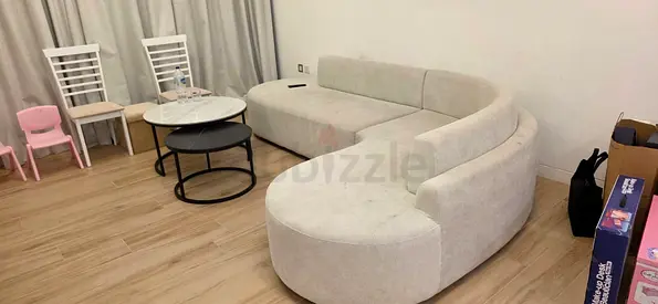 Sofa with a coffee table