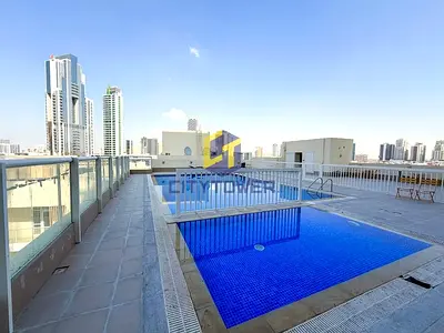 Studio Apartment | Platinum Residences JVC | Balcony & Shared Pool