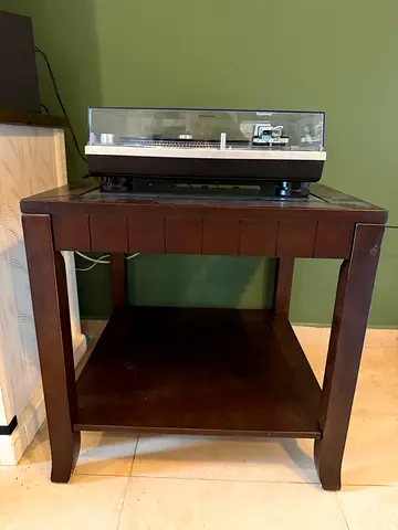 Glass top table