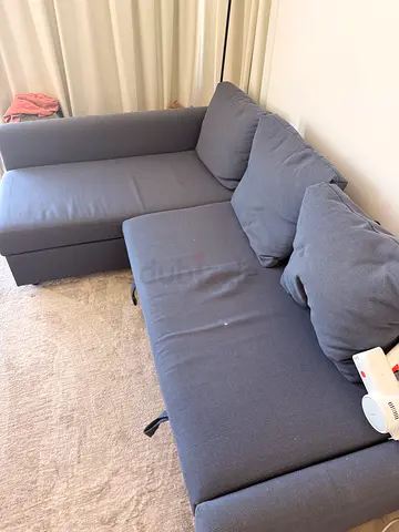 Grey sofa bed. Good condition. 350 aed