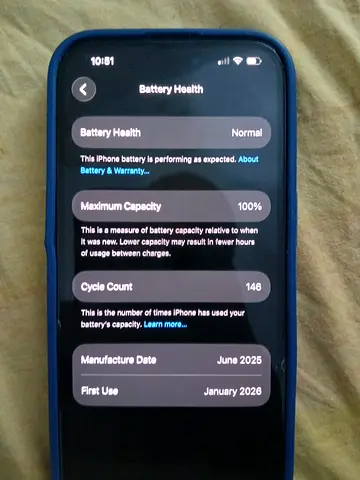 iPhone with 100% Battery Health — Lightly Used, Good Condition