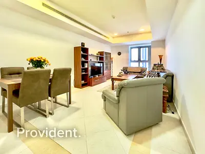 Vacant Soon | Semi Furnished | Sea & Palm View