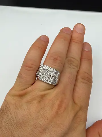Mens 925 Sterling Silver Ring