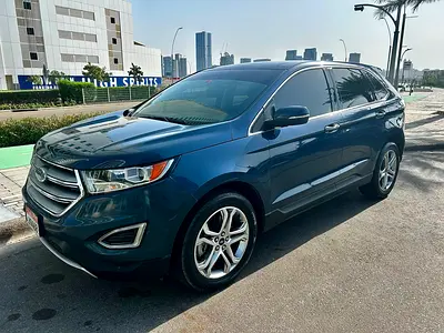 4WD Ford Edge Titanium-2016-GCC-V6-Under Warranty-Zero Accidents-Full Service-Fully Loaded