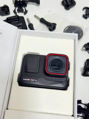 Insta360 Ace Pro action camera (Leica lens) with accessories