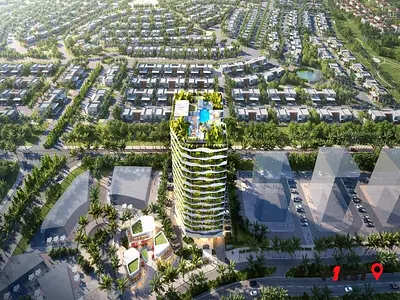 1% شهرياً | إطلالة على المسبح | شقة واسعة من غرفتي نوم | فرصة استثمارية | عائد استثمار مرتفع