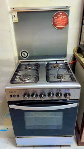 Used Nikai 4-Burner Gas Cooker with Oven — Good Working Condition