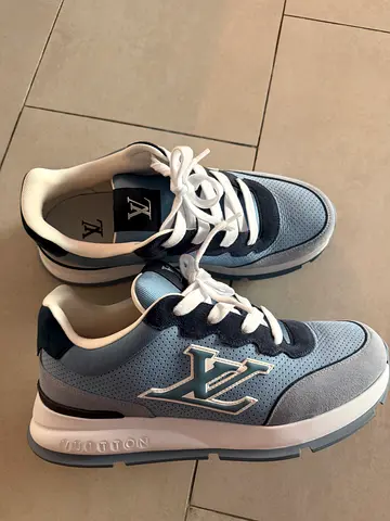Louis Vuitton Run Away Sneakers - Light Blue/Grey, Size EU 43