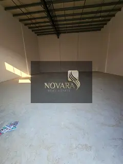 Warehouse in Al Jurf Industrial Area 3, 2680 sq ft (without mezzanine), 30 kW electricity, brand new