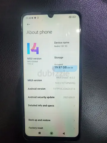 My Redmi 13C 5G — 256GB, MIUI 14, Good Condition