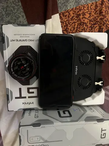 Infinix GT Phone Cooling Fan with Clip-on Controller — Good Working Condition