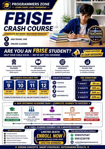 FBISE 2026 EXAM PREP