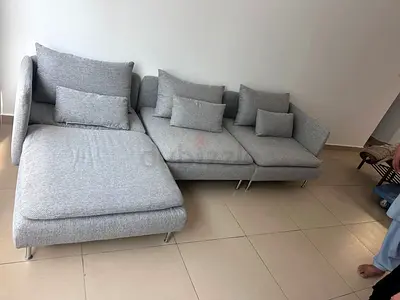 IKEA Soderhamn L Shape Sofa Gray Good condition