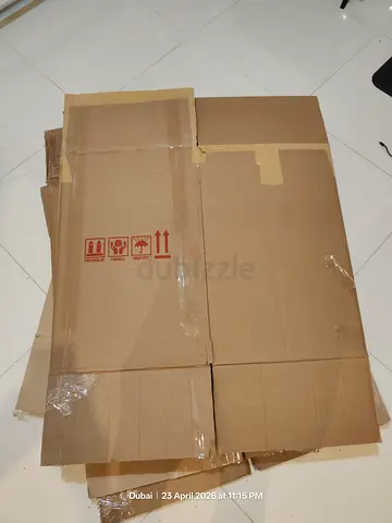 Cardboard Boxes — Clean, Folded Sheets for Moving/Storage