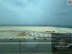 Three bedrooms and a living room with a direct sea view on Ajman Corniche - Al Nakheel, spacious are