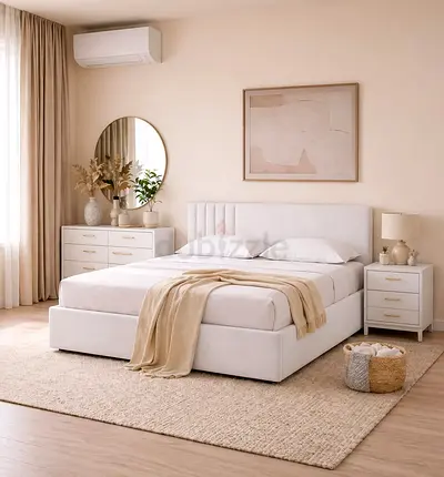 New Queen size bed storage including medical mattress good quality Queen bed