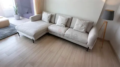 Great Condition the loom collection Feather filled L Shape Sofa