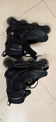 Pair of black sketing shoes lightly used