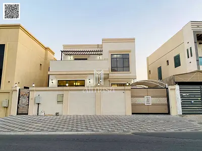 Independent villa for sale in Al Zahya, Ajman with a distinctive design and 4 master bedrooms at a great price