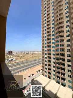 DEDICATED PARKING - SHEIKH MOHAMED BIN ZAYED ROAD - 1 BHK FOR SALE LILLIES TOWER - GYM - SWIMMING PO