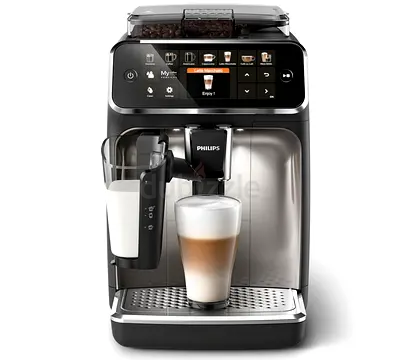 Philips 5400 Series Fully Automatic Coffee Machine, 12 Beverages, LatteGo Milk Solution, TFT Display