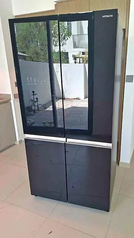 Hitachi 4 door latest model fridge front glass for sale