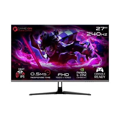 Game on 27 inch FHD IPS Gaming Monitor - 240Hz, GOESP27240IPS