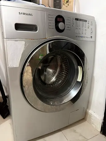 Samsung Front Load Washing Machine - 7kg, Silver (Used)