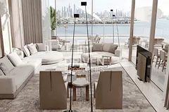 Rare Simplex | Double Height | Sea and Palm Views