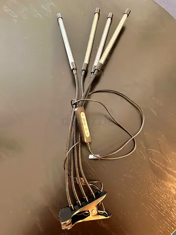 Plant lights and lamp shade