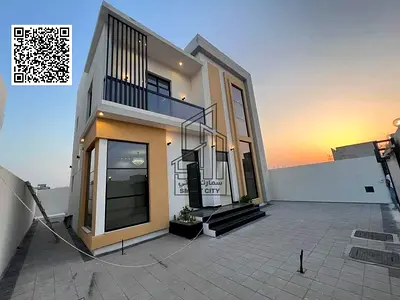 فيلا مودرن تشطيب اوروبى شامل رسوم التسجيل على شارع الشيخ محمد بن زايد