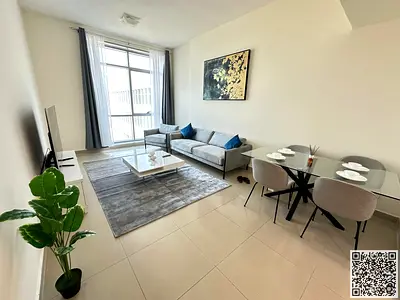 ثاني ساكن 👌شقة غرفة و صالة مفروشة للايجار الشهري في عجمان - الراشدية - أبراج الواحه | فرش فاخر | شامل الفواتير و الانترنت و الباركنج