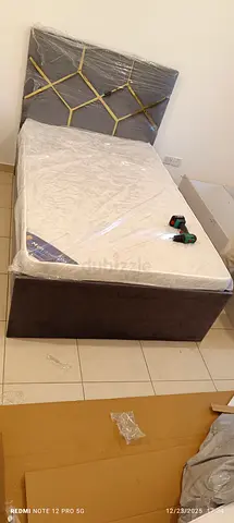 Selling double size storage bed including madical mattres brand new available